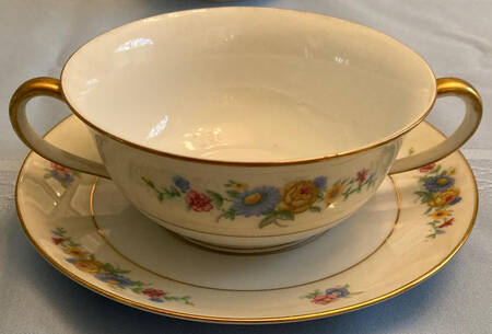 ESC94 Cream Soup Bowl & Saucer Set