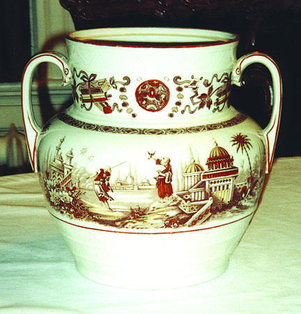 Yeddo (Rust) Large Ginger Jar No Lid