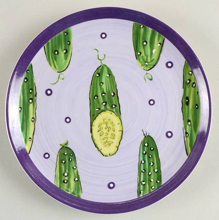 Vegging Out Salad Plate