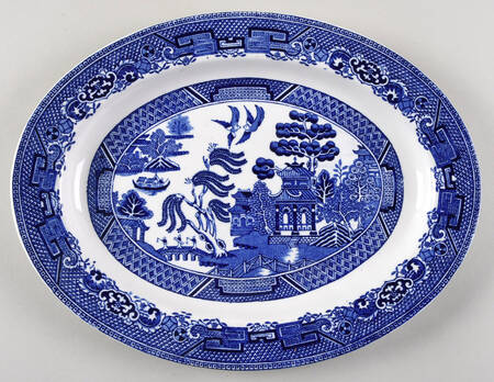 Willow 11" Oval Serving Platter