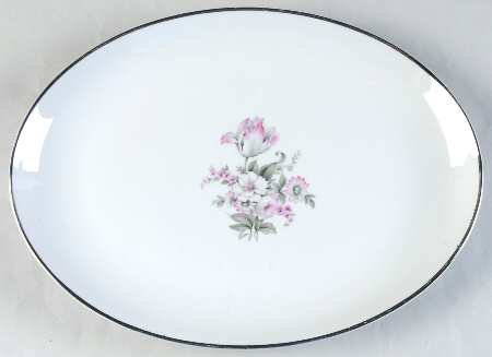 EMB63 11" Oval Serving Platter by Embassy (American)