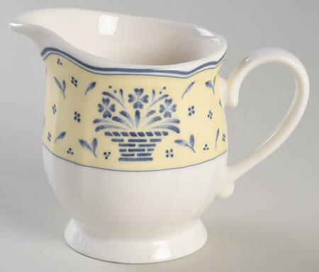 Blue Baskets Creamer