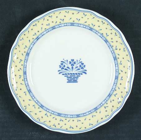 Blue Baskets Salad Plate