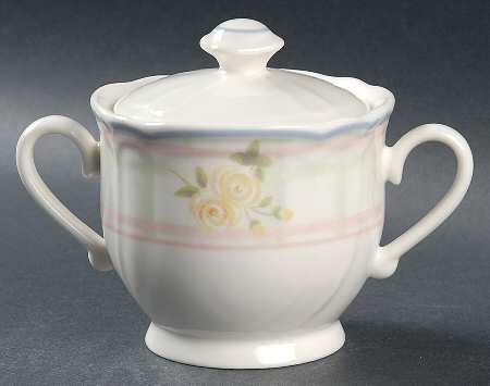 Heather Rose Sugar Bowl & Lid