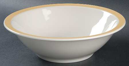 Mica Honey Gold 9" Round Vegetable Bowl