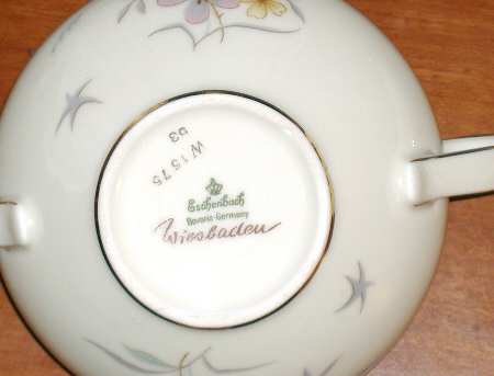 Wiesbadeu Footed Cream Soup Bowl