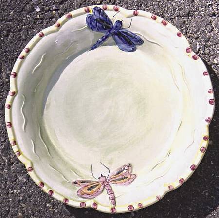 Pond Collection White 12" Chop Plate (Round Platter)