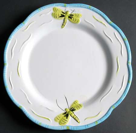 Pond Collection White 12" Chop Plate (Round Platter)