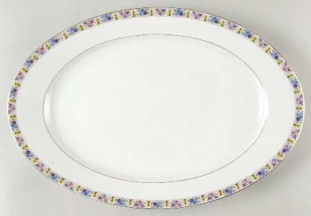 Printemps 17" Oval Serving Platter