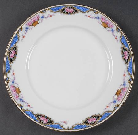 7576 (No Verge, White) Salad Plate