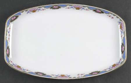 7576 (No Verge, White) 13" Oval Serving Platter