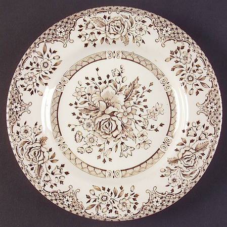 Kew Gardens Brown Bread & Butter Plate