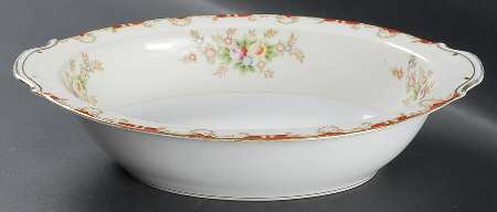 EMP77 10" Oval Vegetable Bowl