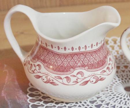 Pink Lace Creamer