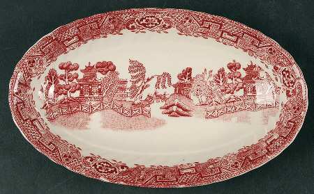 Old Willow Pink (Scalloped) Relish