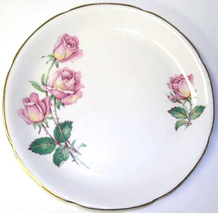 Rose Bouquet Saucer