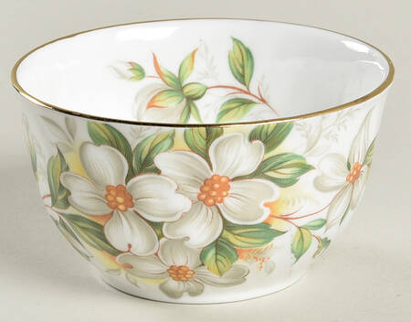 Dogwood (Swirl Scalloped) Mini Open Sugar Bowl