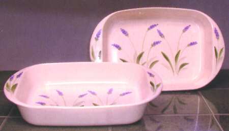 Lavender 12" Rectangular Baker