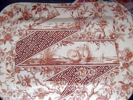 Swans 12" Rectangular Serving Platter
