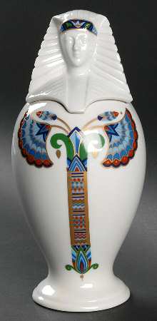 Treasures of the Pharoahs Bath Jar & Lid