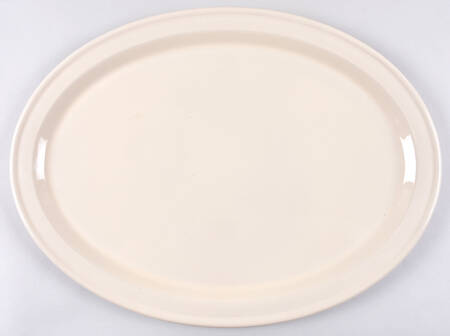 Le Potier Creme (Ivoire) 19" Oval Serving Platter