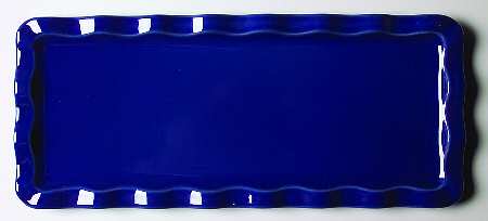 Azur (Blue) Rectangular Cake Plate