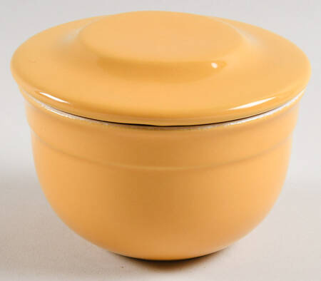 Citron Pastis (Yellow) Covered Butter Pot