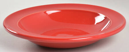 Cerise (Provencale Red) Rim Soup Bowl