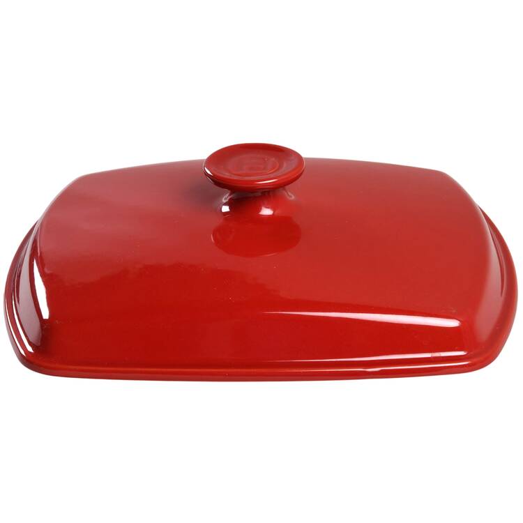 Cerise (Provencale Red) Lid for 2 Quart Rectangular Casserole