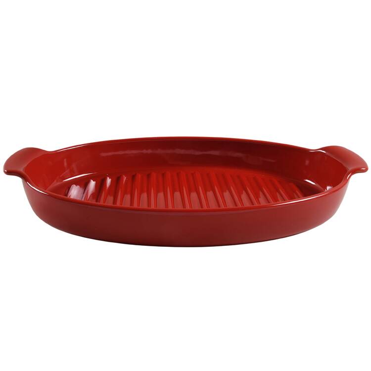 Cerise (Provencale Red) Fish Baker No Lid