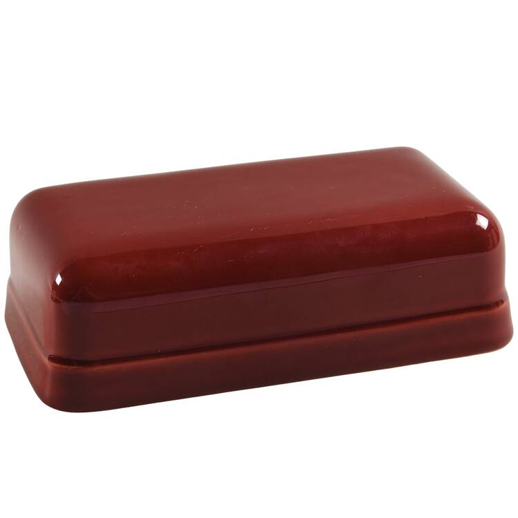 Cerise (Provencale Red) Lid for 1/4 Lb Butter