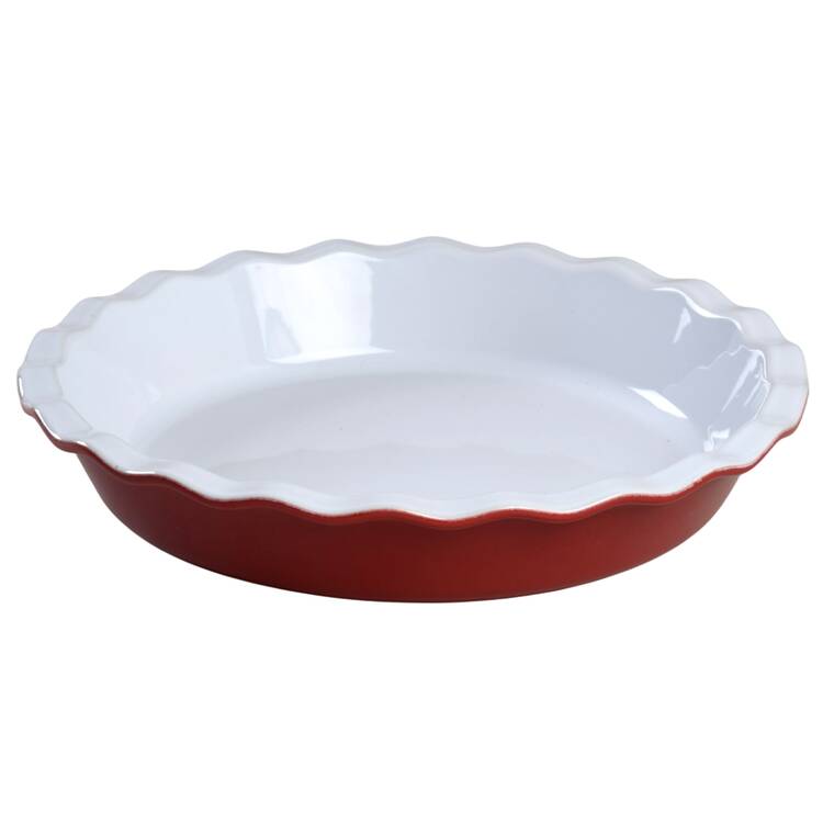 Cerise (Provencale Red) 12" Pie Baking Plate