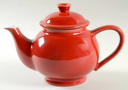 Cerise (Provencale Red) Teapot & Lid