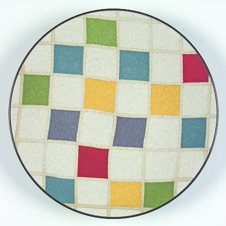 Checkers Salad Plate