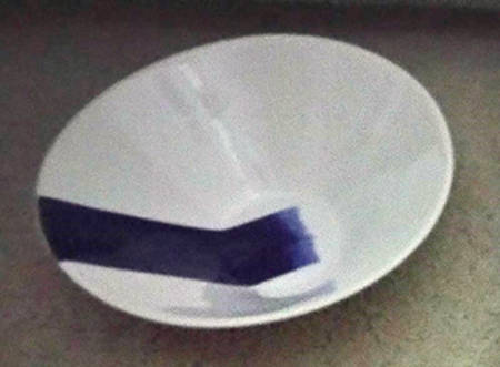 Blue Fish 10" Round Vegetable Bowl