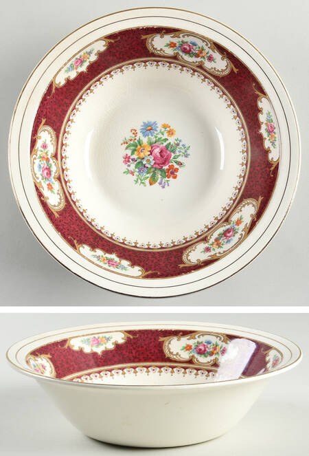 Majestic Red 8" Round Vegetable Bowl