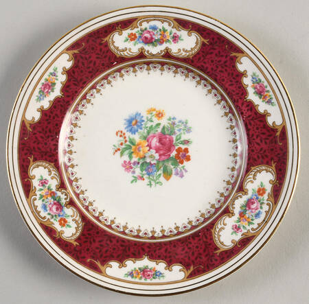 Majestic Red Bread & Butter Plate