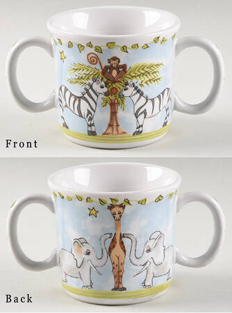 Noah's Ark Child's 2 Handled Mug