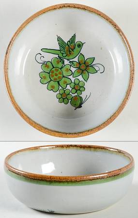 El Palomar Green Coupe Cereal Bowl
