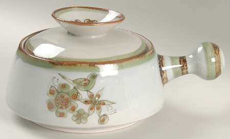 El Palomar Green 1.25 Qt Round Covered Casserole