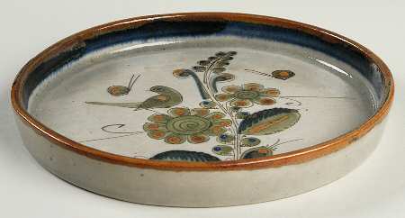 El Palomar Green Round Tray
