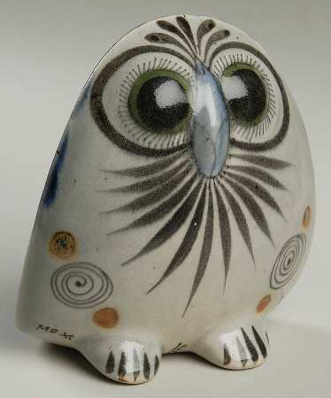 El Palomar Green 5" Owl Figurine