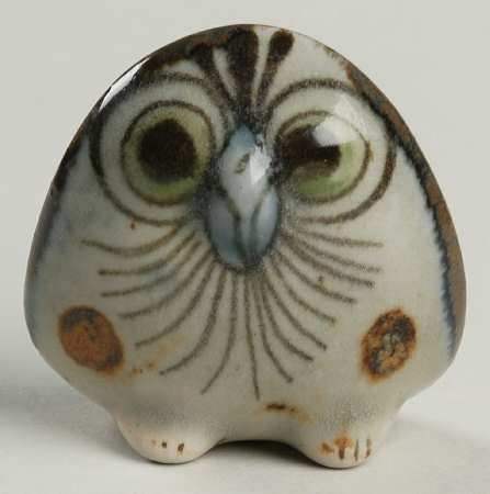 El Palomar Green Owl Figurine
