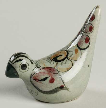 El Palomar Green Small Bird Figurine