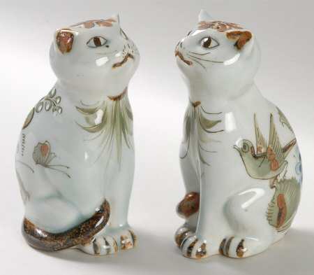 El Palomar Green Figural Salt & Pepper Set