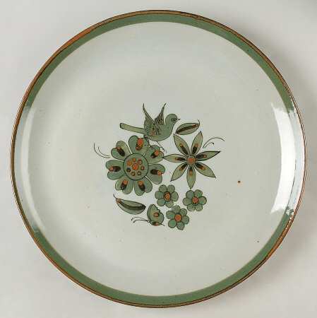 El Palomar Green 14" Chop Plate (Round Platter)