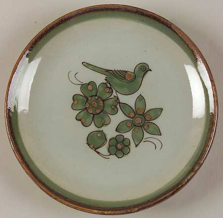 El Palomar Green Bread & Butter Plate