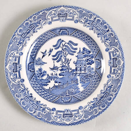 BLUE WILLOW Bread & Butter Plate