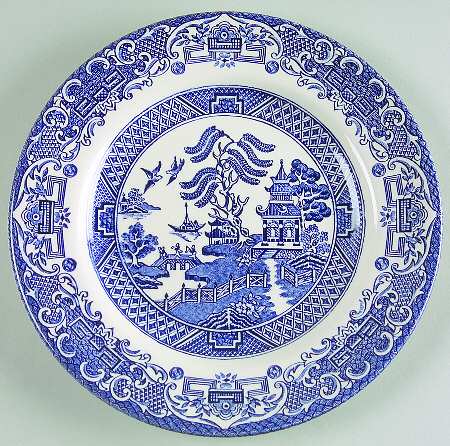 BLUE WILLOW Dessert/Pie Plate