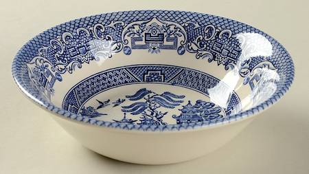 BLUE WILLOW Coupe Cereal Bowl